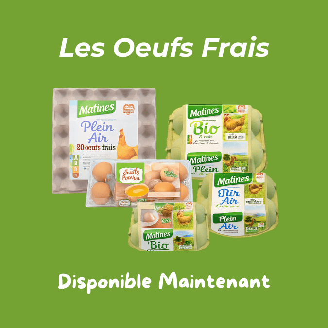 Les oeufs livrés chez vous